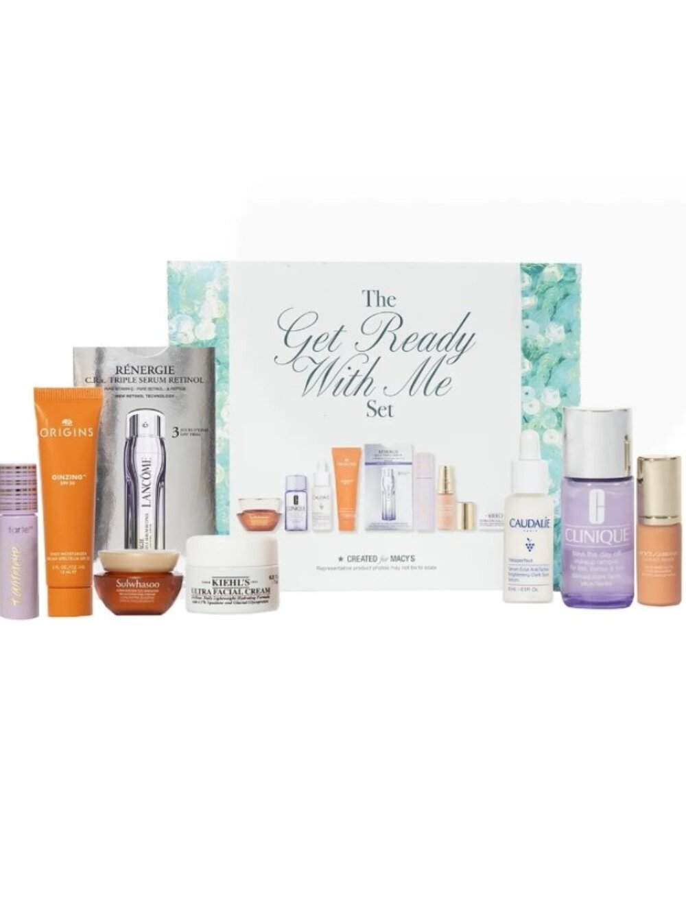 8-Pc Skincare Set Macy's - Caudalie, Kiehl's, Tarte, Lancôme, Clinique $87 Value